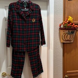 Ralph Lauren Plaid Pajamas Set - Red and Green